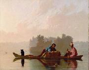 George Caleb Bingham Fur Traders Descending the Missouri (mk09) Spain oil painting artist